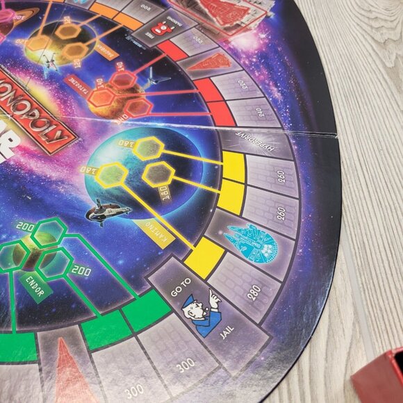 Disney Star Wars‎ Monopoly Game Parker Brothers 2015 The Force Awakens - Picture 12 of 16